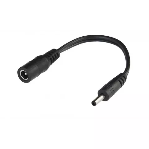 DC POWER PLUG CONVERTER, CONVERTS 2.1MM TO 1.3MM