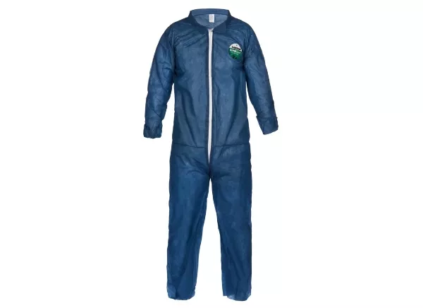 Disposable Lightweight Poly Coveralls - Case of 25