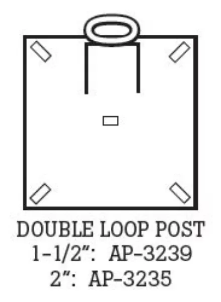 Double Loop U-Channel Posts