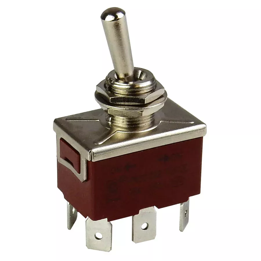 DPDT ON-ON HEAVY-DUTY TOGGLE SWITCH