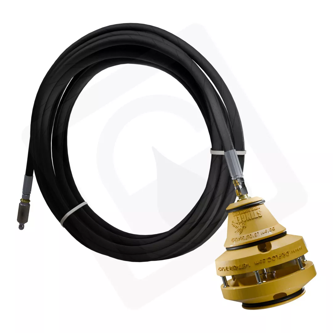 DRIPLOC STINGER 6 Inch Variable Speed Duct Cleaner with 20 Foot Hose and Quick Connect