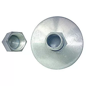 Ductmate Moist Drain Fitting - Galvanized - 3/4"