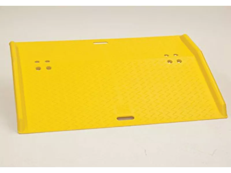 Eagle Plastic Wide Portable Dock Plate -Yellow - 1797