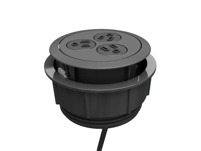Eclipse Circular Desk Power Grommet