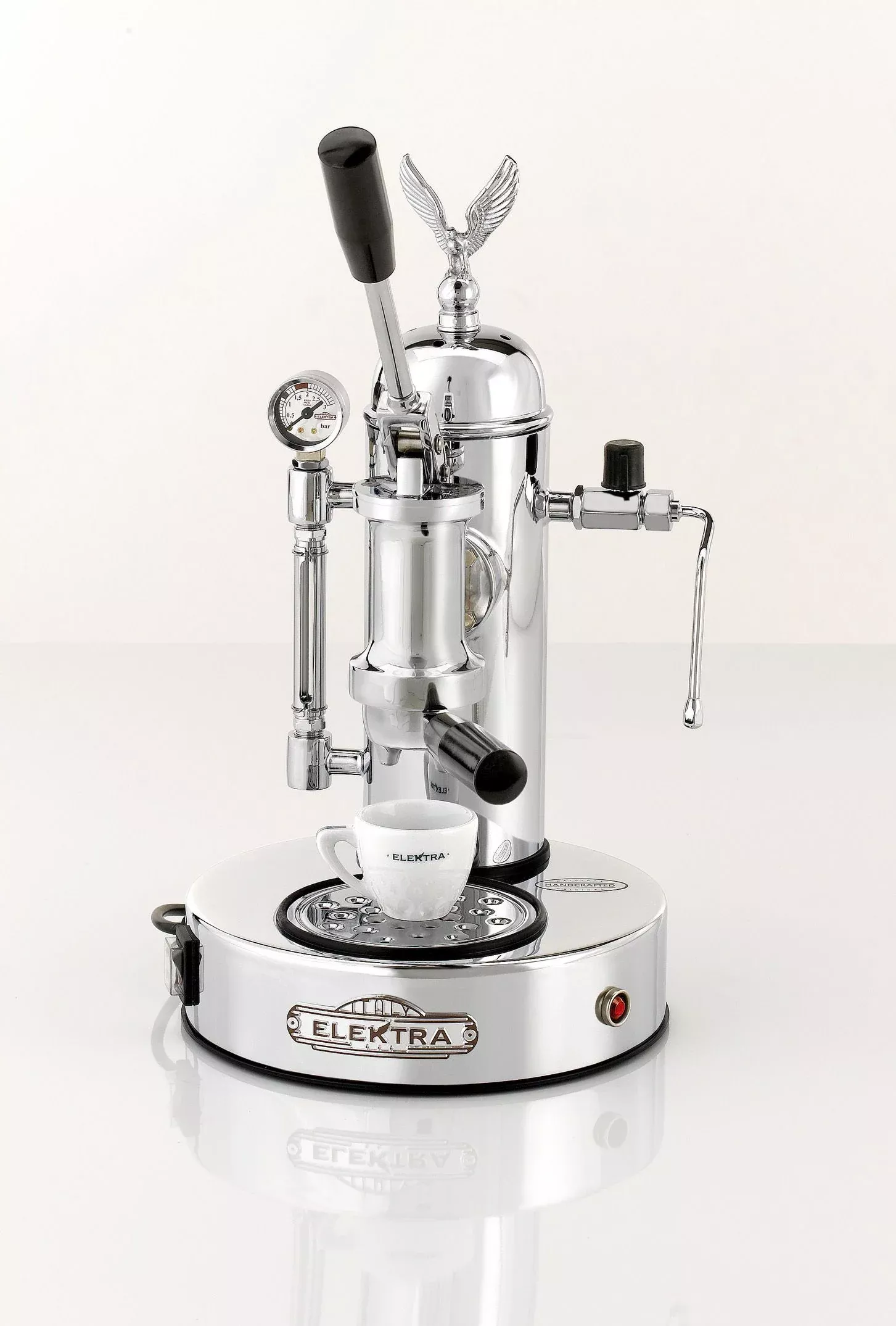 Elektra Microcasa Leva Chrome Espresso Machine
