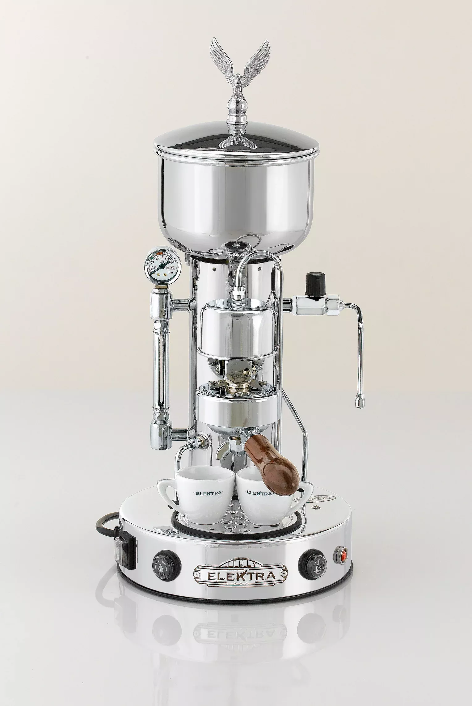 Elektra Semiautomatica Chrome Espresso Machine