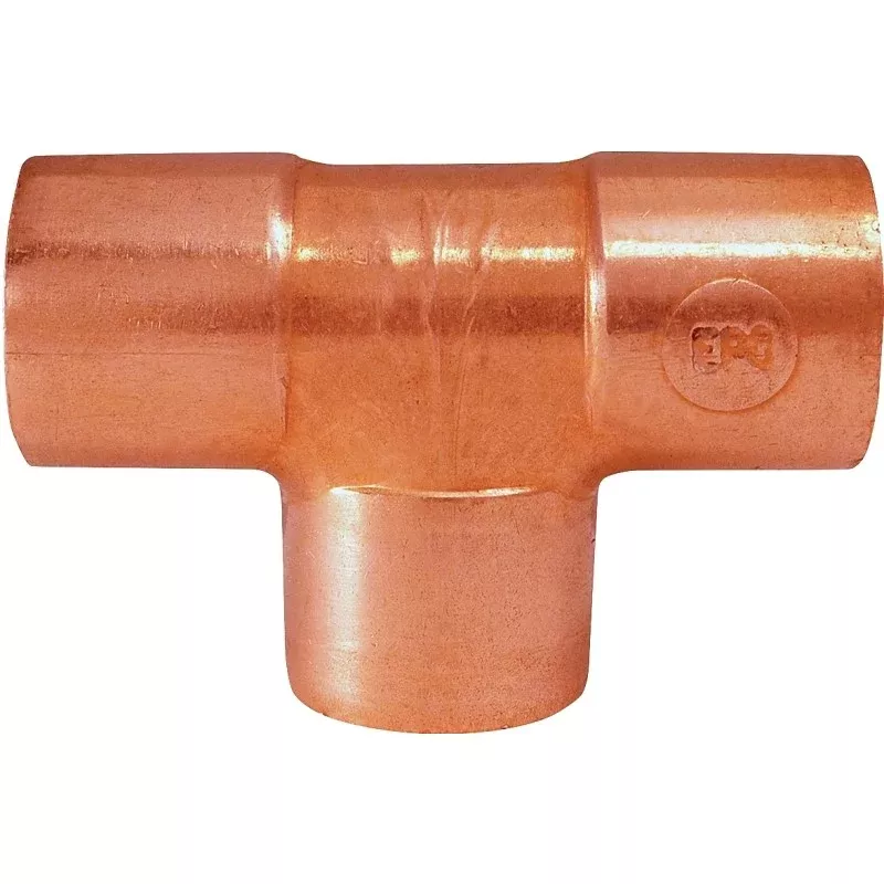Elkhart Products 80009 Pipe Tee, 1/2 in, Sweat, Copper