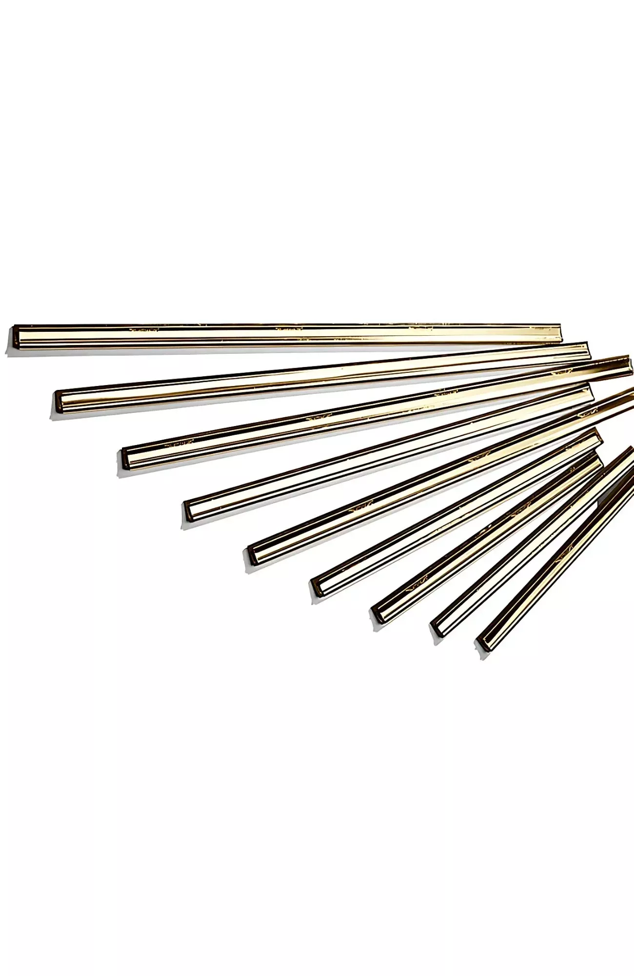Ettore Master Brass Channels with Rubber (You Choose)