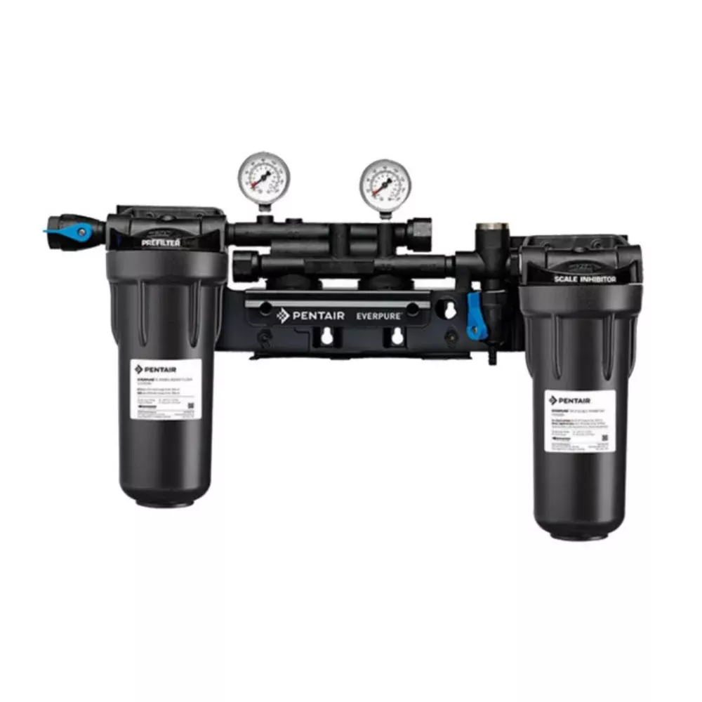 Everpure EV9294-02 High Flow CSR Twin Manifold with 10" Prefilter