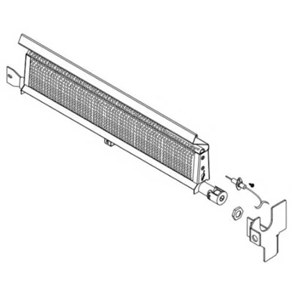 Fire Magic A790 Built-In Grill Back Burner Assembly - 24180-11
