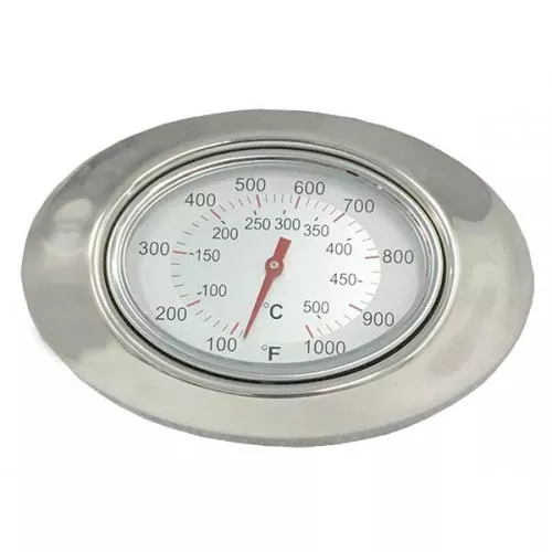 Fire Magic and AOG Analog Thermometer for Echelon, Aurora and Choice Grills with Bezel (Pre 2020)