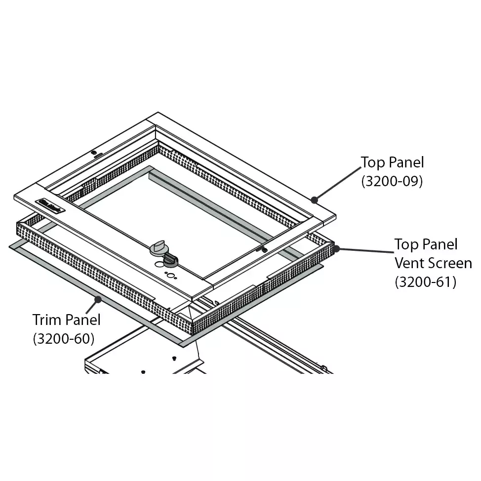 Fire Magic Deluxe Classic Top Panel Vent Screen - 3200-61