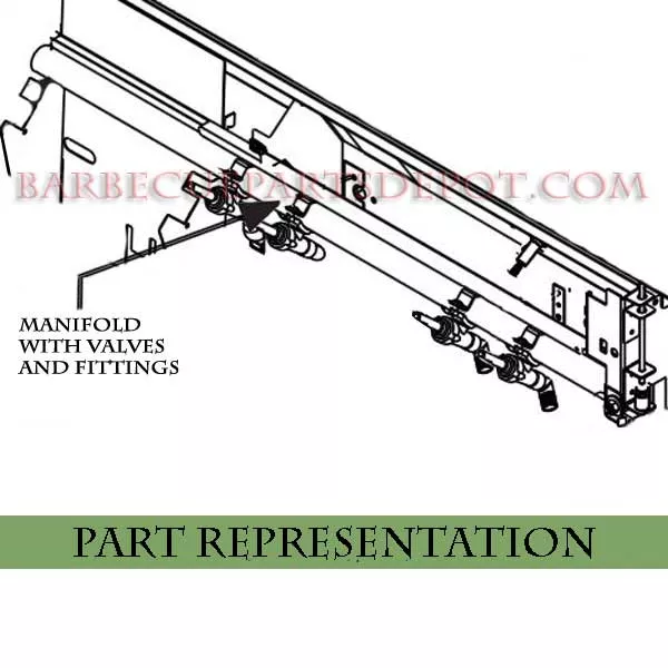 Fire Magic Echelon E1060 Built-In Grill Manifold (Includes Valves & Fittings)