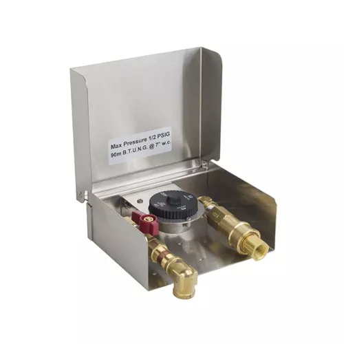 Fire Magic Gas Connection Box with 1-Hour Timer and Quick Disconnect