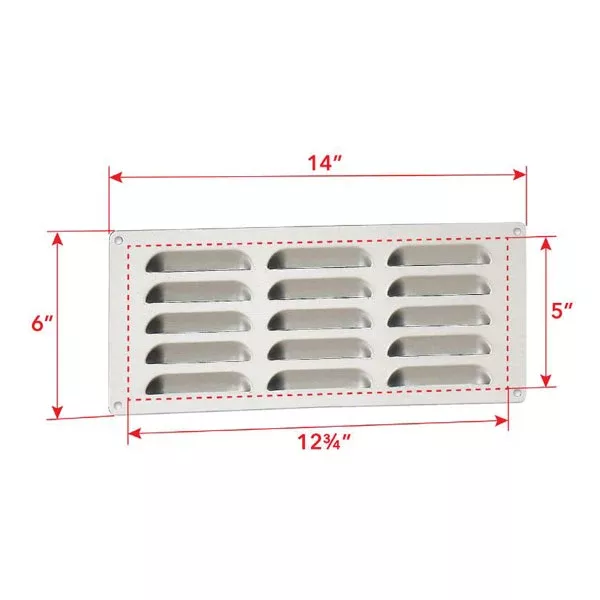 Fire Magic Grill Island Louvered Vent Panel - 5510-01