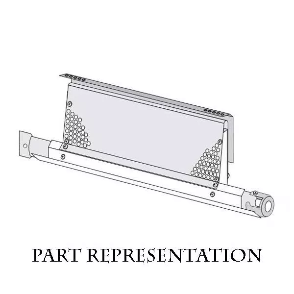 Fire Magic Pre-2007 Elite Right Back Burner Assembly - 4728-02