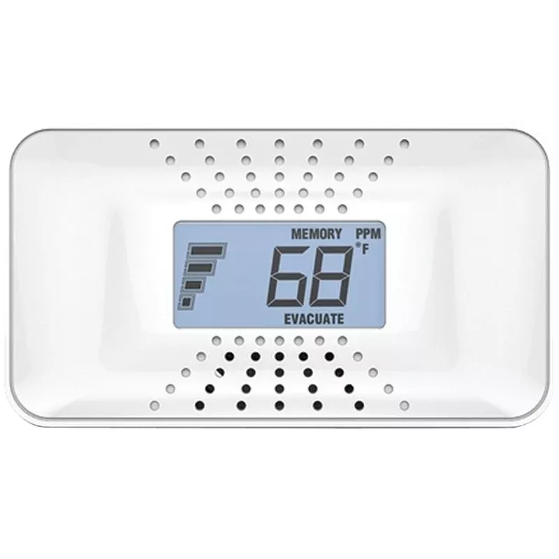 First Alert 1039753 Carbon Monoxide Alarm with Temperature Digital Display, Digital Display, 85 dB, Alarm: Audible Beep
