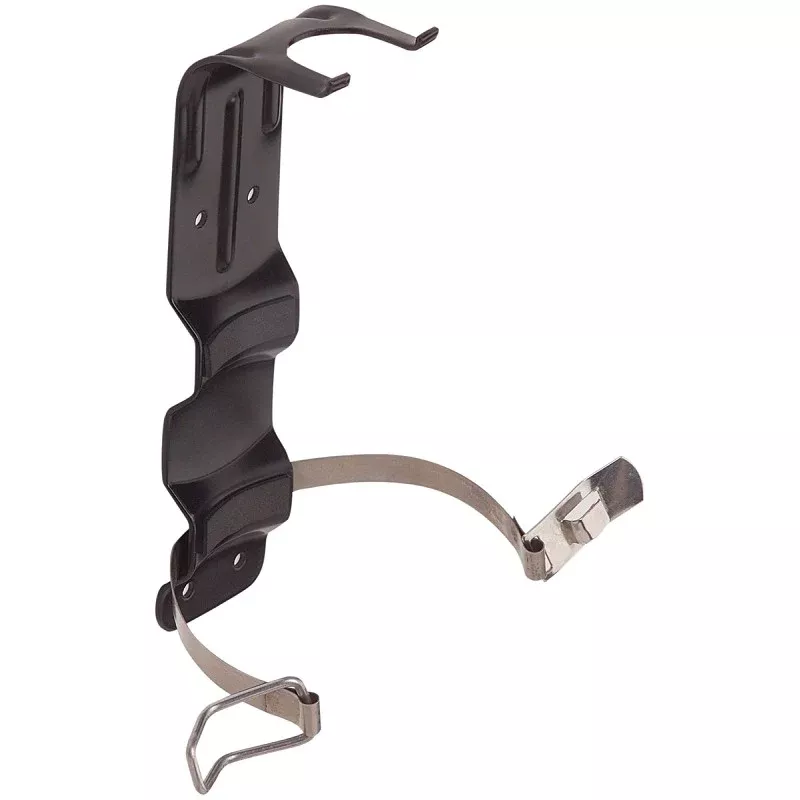 First Alert BRACKET5 Fire Extinguisher Bracket, Stainless Steel, Black