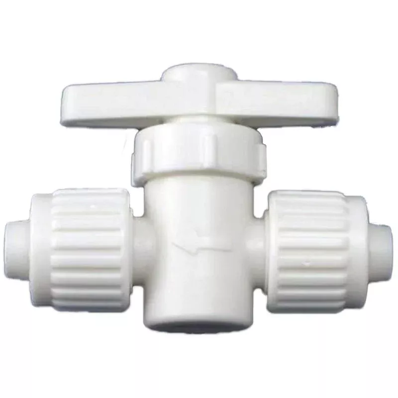 Flair-It 16880 Stop Valve, 1/2 in Connection, PEX, Plastic Body