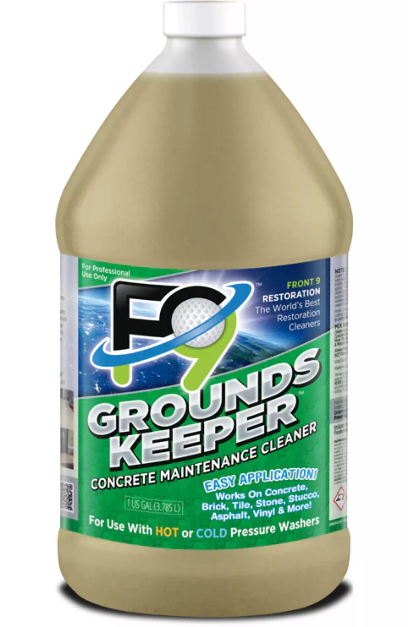 Front 9 - Groundskeeper - Concrete Maintenance Cleaner (You Choose)