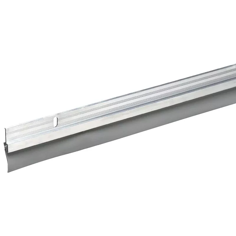 Frost King A54/36H Door Sweep, 36 in L, 1-1/4 in W, Aluminum Flange, Vinyl Insert