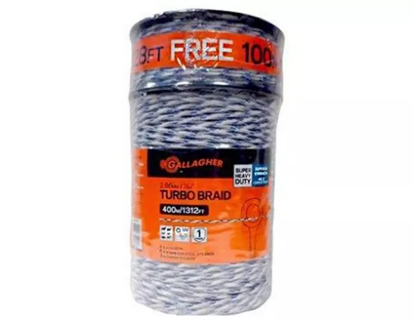 Gallagher 7/64" Turbo Braid - 1,640ft