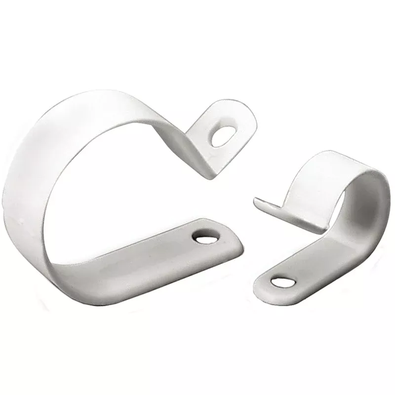 Gardner Bender PPC-1525 Cable Clamp, 1/4 in Max Bundle Dia, Plastic, White