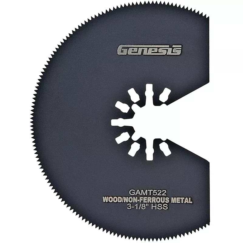 Genesis GAMT522 Saw Blade, 3-1/8 in, 20 TPI, HSS