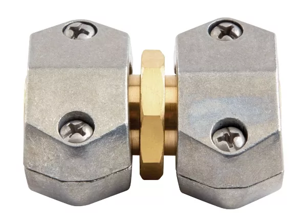 Gilmour Pro 5/8" and 3/4" Brass Clamp Coupling