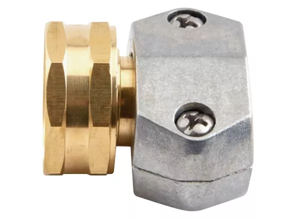 Gilmour Pro 5/8" and 3/4" Brass Female Clamp Coupling