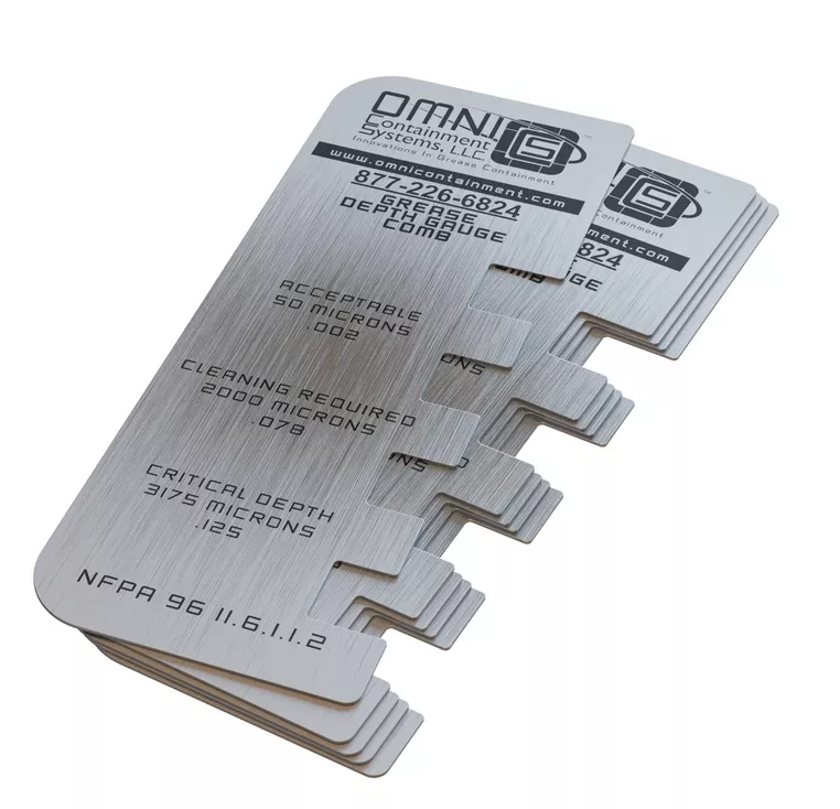Grease Comb - Stainless Steel