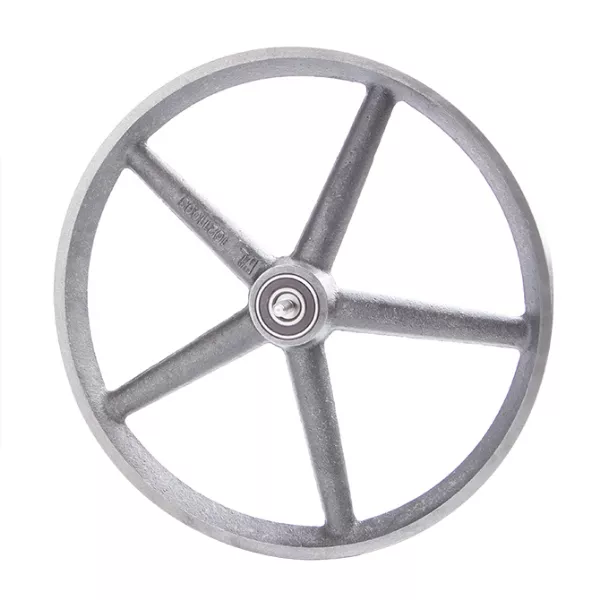 Grow-Disk™ Cast Iron Corner Wheel with Axle