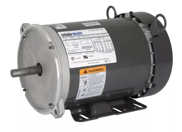 Grower SELECT 1 HP 3PH 208-230/460V Feed Motor