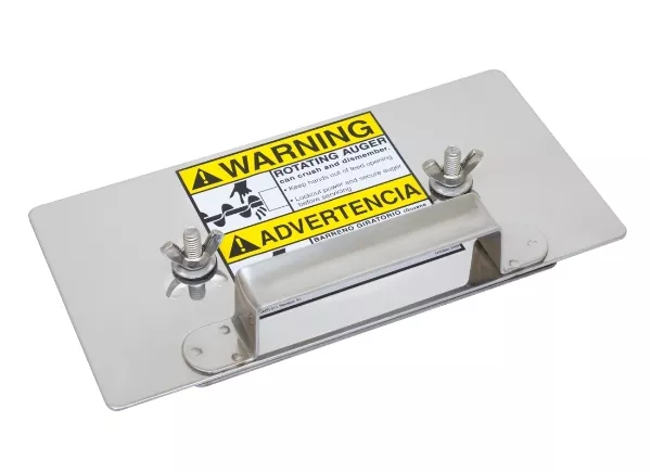 Grower SELECT Access Plate for Unloader Weldment - Stainless Steel