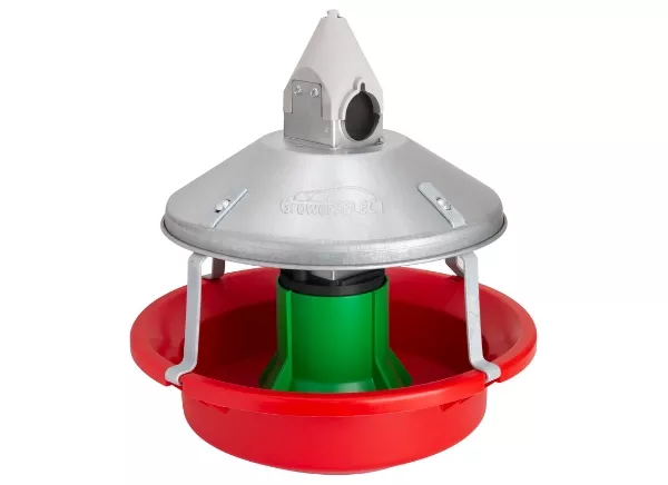 Grower Select Low Profile Adult Turkey Feeder with Plastic Cone