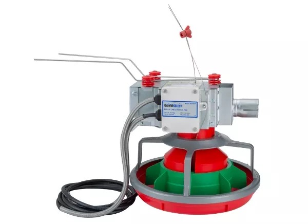Grower SELECT Poult Turkey Feeder End Control Pan