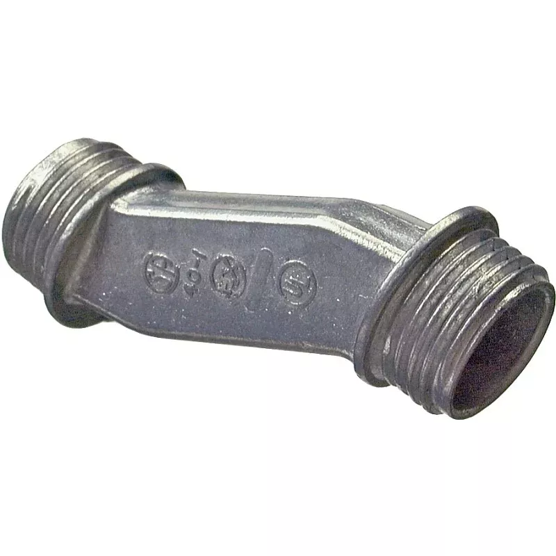 Halex 04005B Offset Nipple, 1/2 in, 0.93 in OD, Zinc