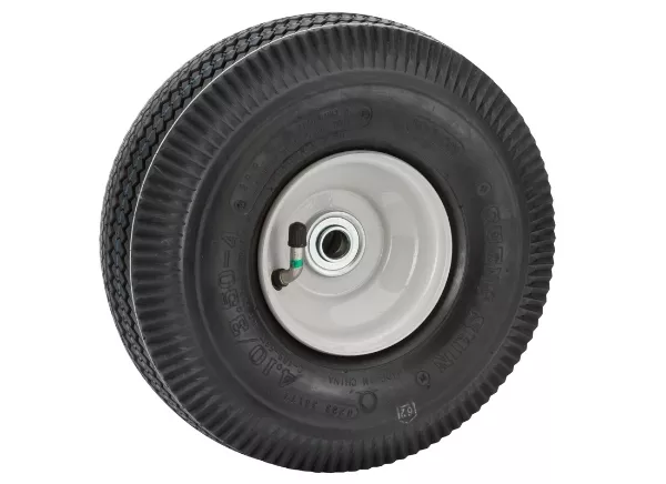 Highcroft 410/358 x 4" Fixed Pneumatic Wheel