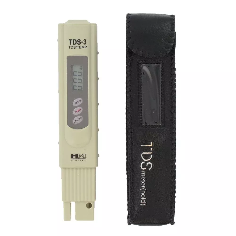 HM Digital TDS-3 Handheld TDS Meter With Thermometer