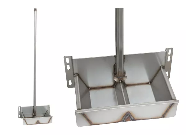 Hog Slat Double Welded Water Cups w/ Pipe