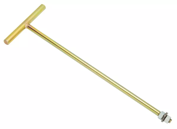 Hog Slat Feed Bin Transfer Plate T-Handle - Smooth