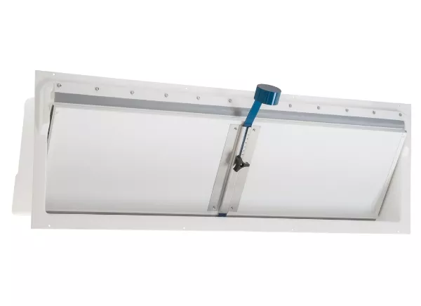 Hog Slat Fiberglass Wall Inlet w/ Counterwight
