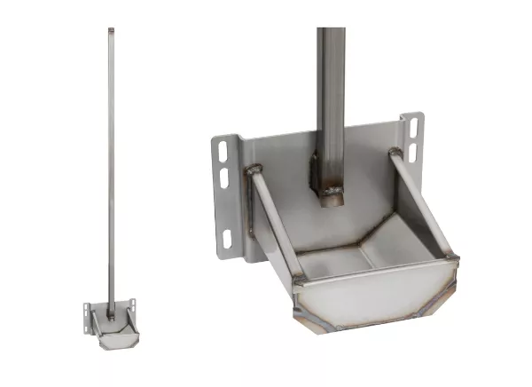 Hog Slat Single Welded Water Cups w/ Pipe
