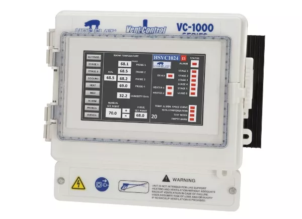 Hog Slat VC-1000 Series Ventilation Controller (2 VAR, 4 ON/OFF)
