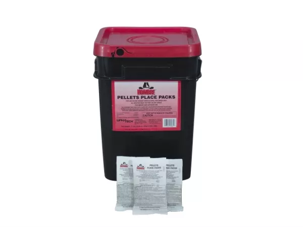 Hombre™ Pellet Place Packs. 200 ct. pail