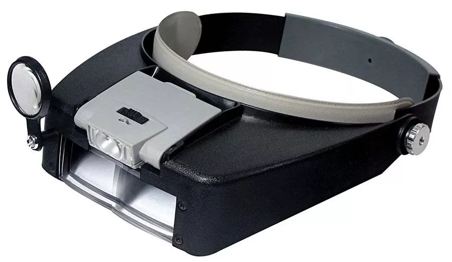 ILLUMINATED MULTI POWER HEAD MAGNIFIER & LOUPE