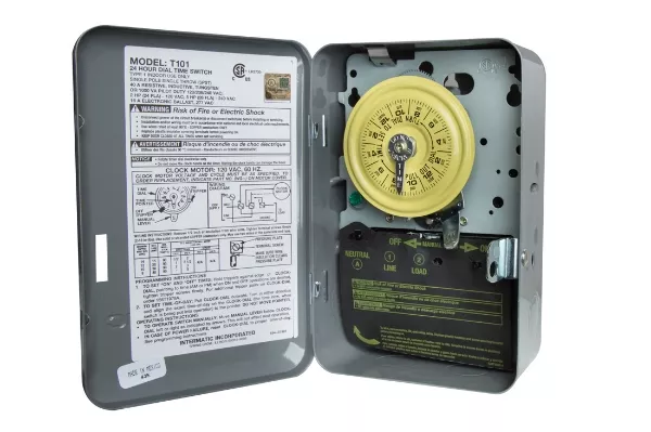 Intermatic 24 HR Timer Switch 120V, Metal Case