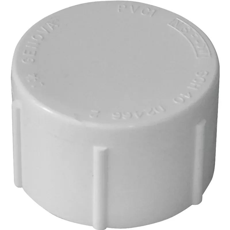 IPEX 435426 Pipe Cap, 1-1/4 in, FPT, White, SCH 40 Schedule, 150 psi Pressure