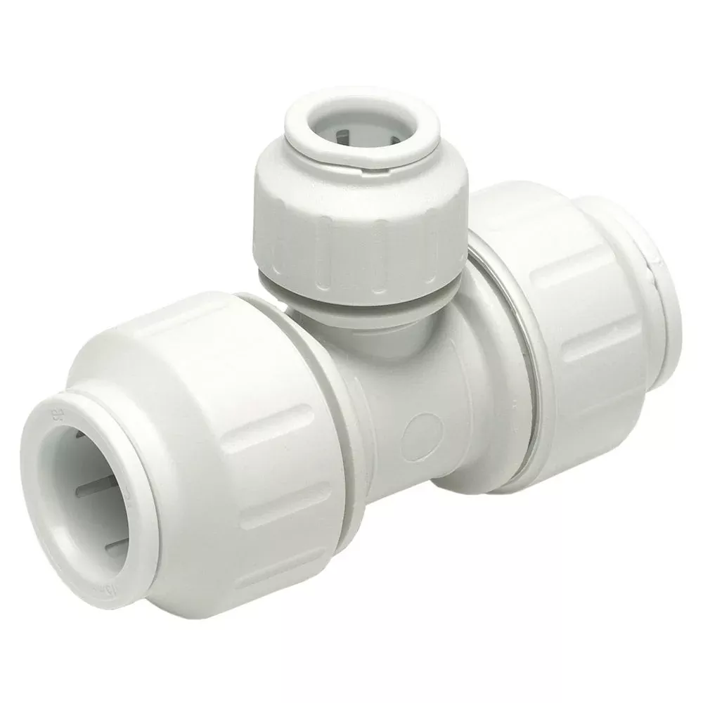John Guest Reducing Tee - 3/4 x 1/2 x 1/2 CTS