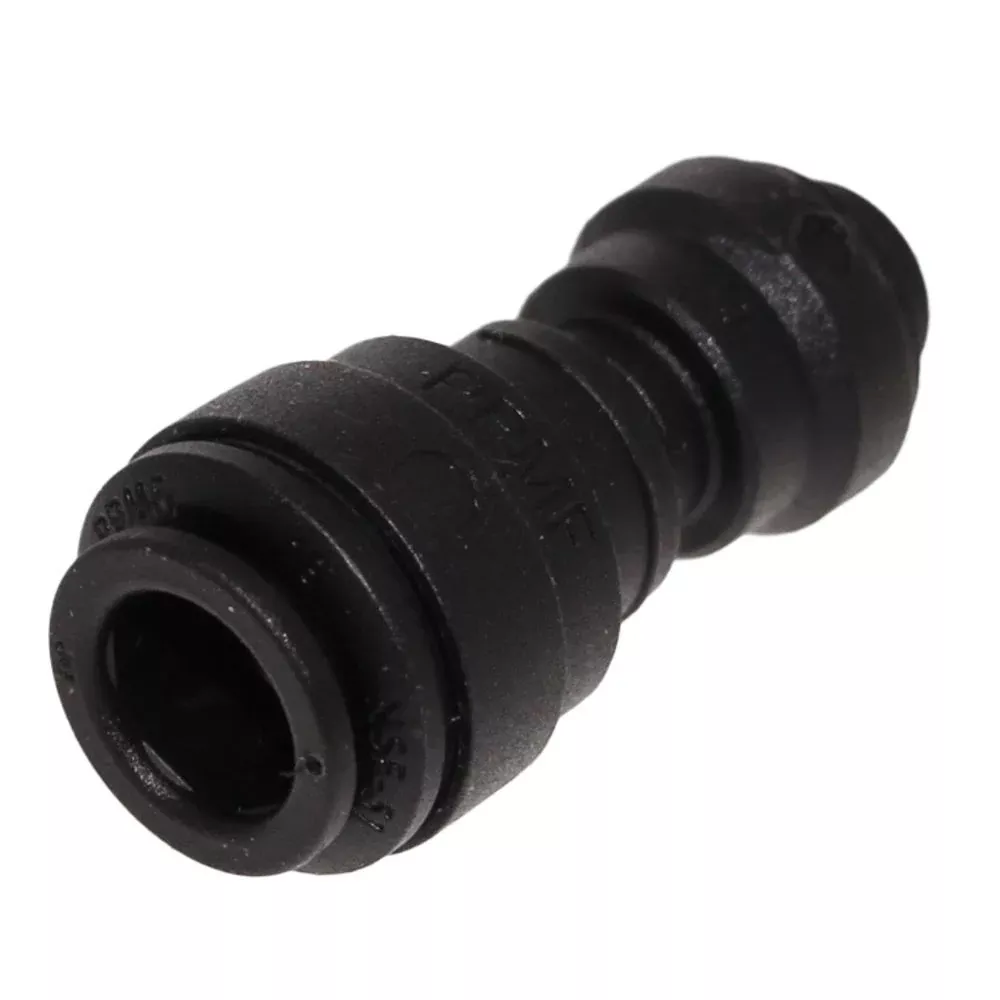 John Guest Reducing Union Black Polypropylene- 1/2 x 3/8